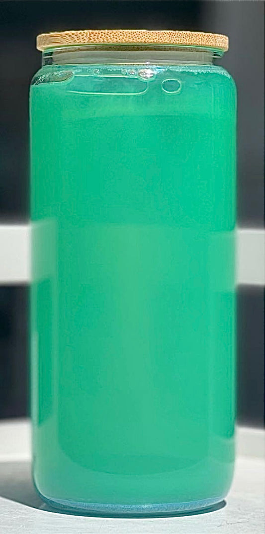 Blue Lagoon Glass Sipper