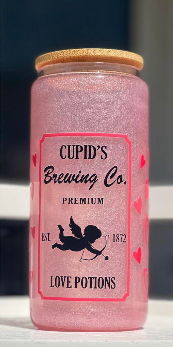 Cupids Brewing Co. Glass Cup