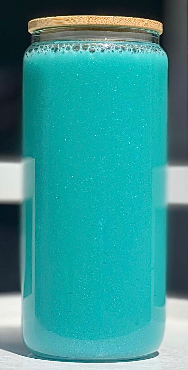 Blue Lagoon Glass Sipper
